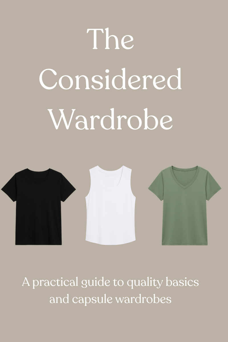The Considered Wardrobe: Better Basics and Capsule Wardrobes