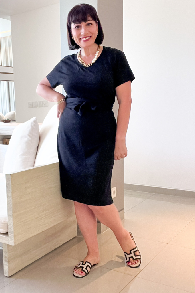 Relaxed fit bamboo T-shirt dress – casual and comfortable summer outfit