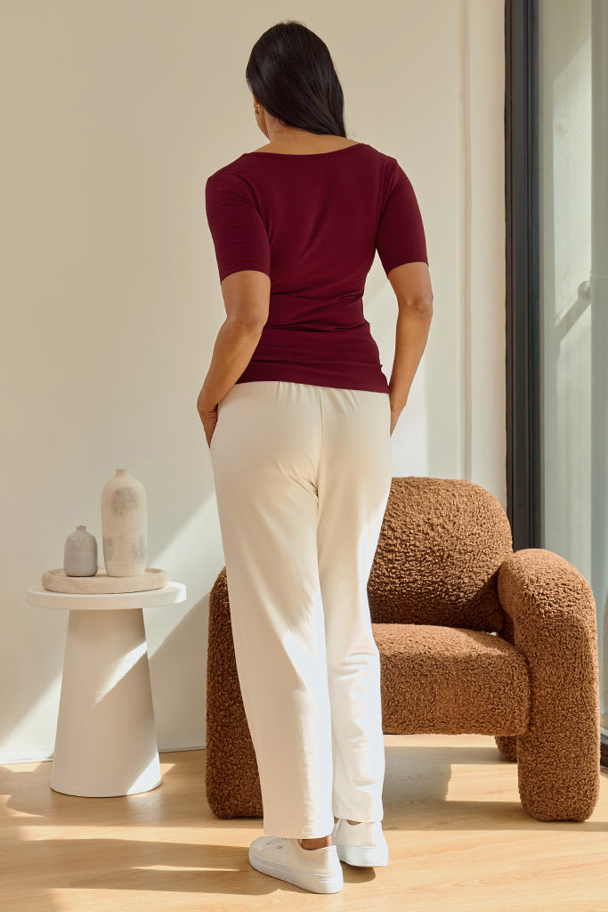 Above Elbow Scoop - Rich Red