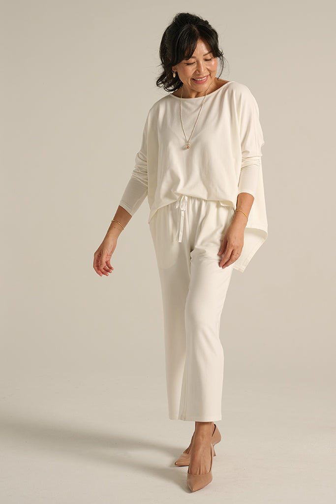 Brooklyn Travel Set in Petite - Soft White