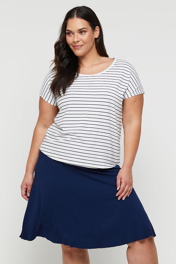 plus size skirt in a-line shape
