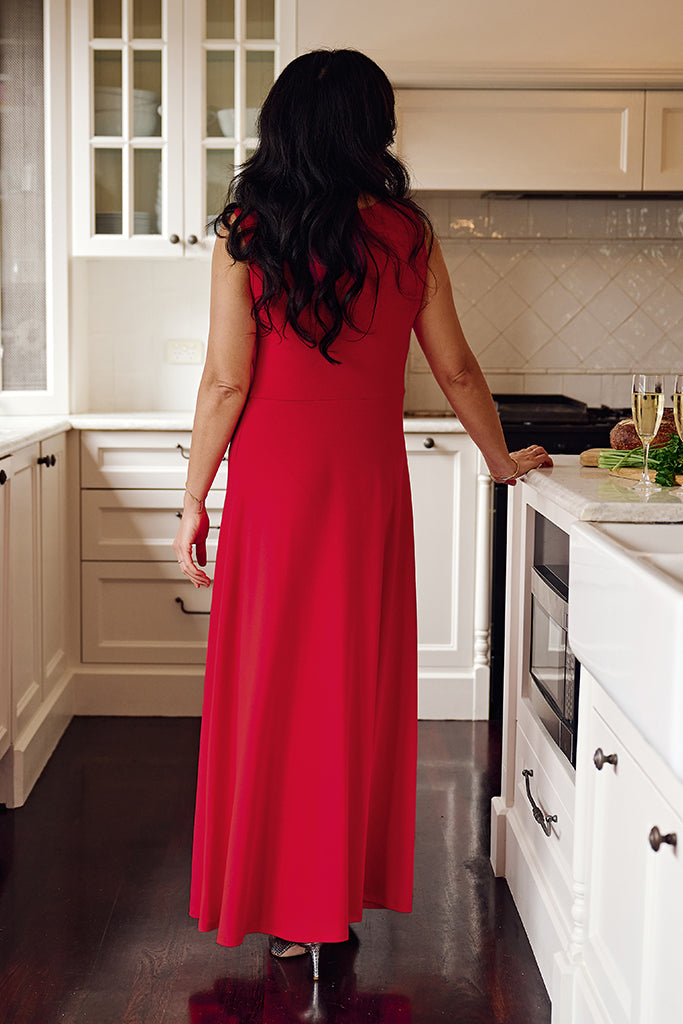 Charlotte Dress - Red