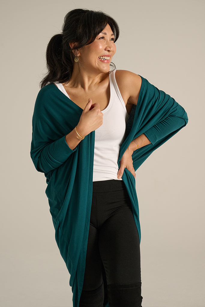 Cocoon Cardigan - Pine