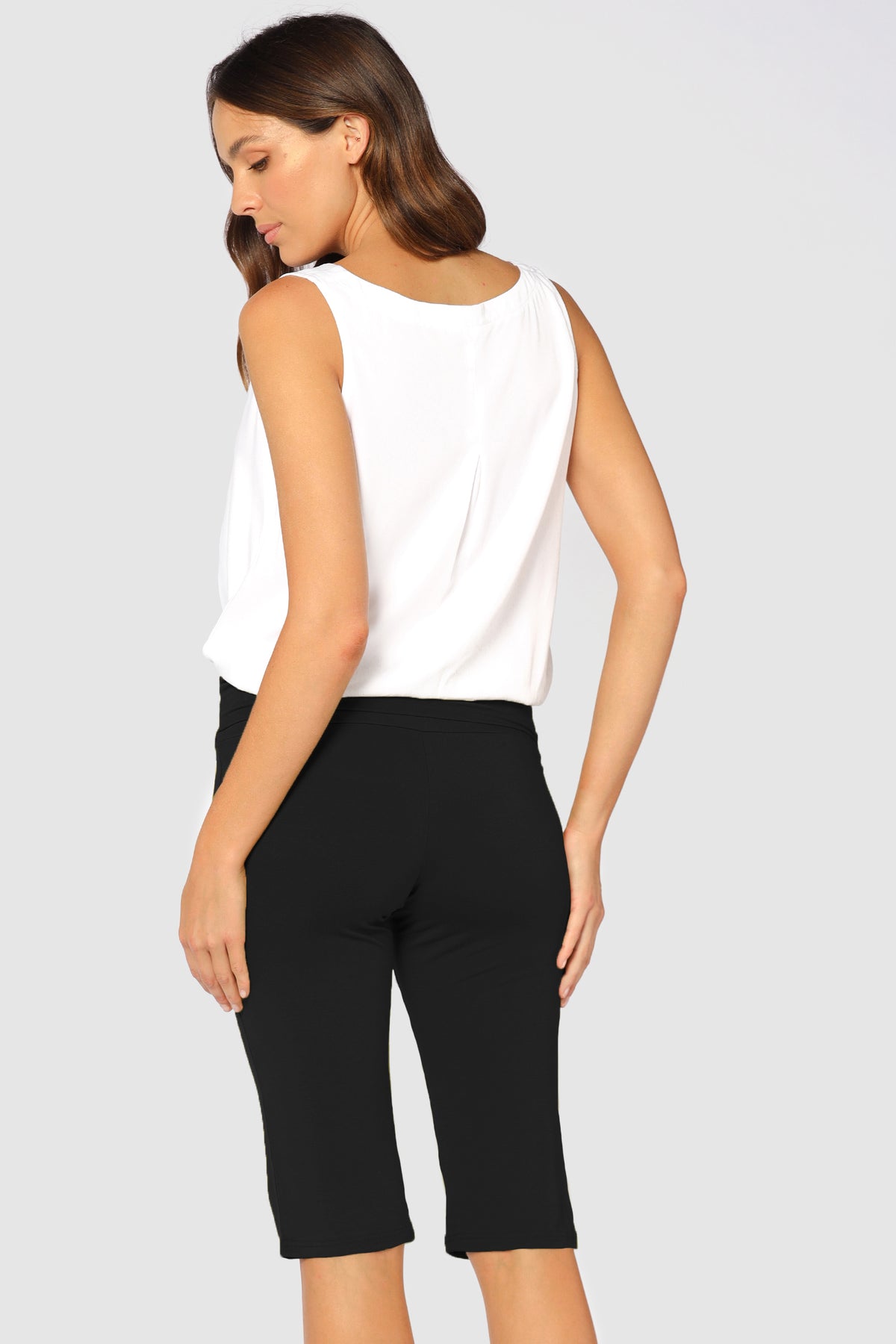 Softline Crop Pants - Vintage Black
