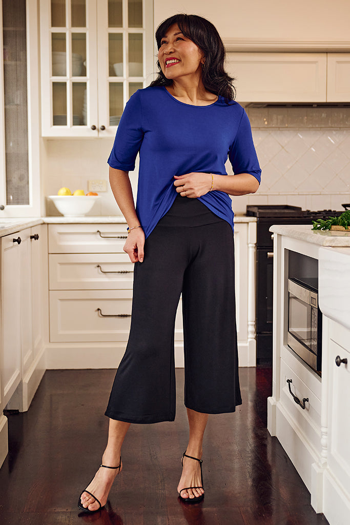 Bamboo Culottes - Black