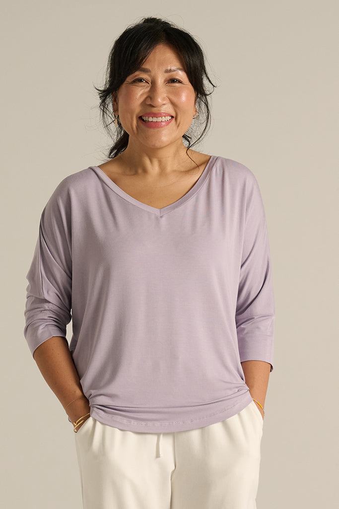 Dolman Sleeve Top - Lavender