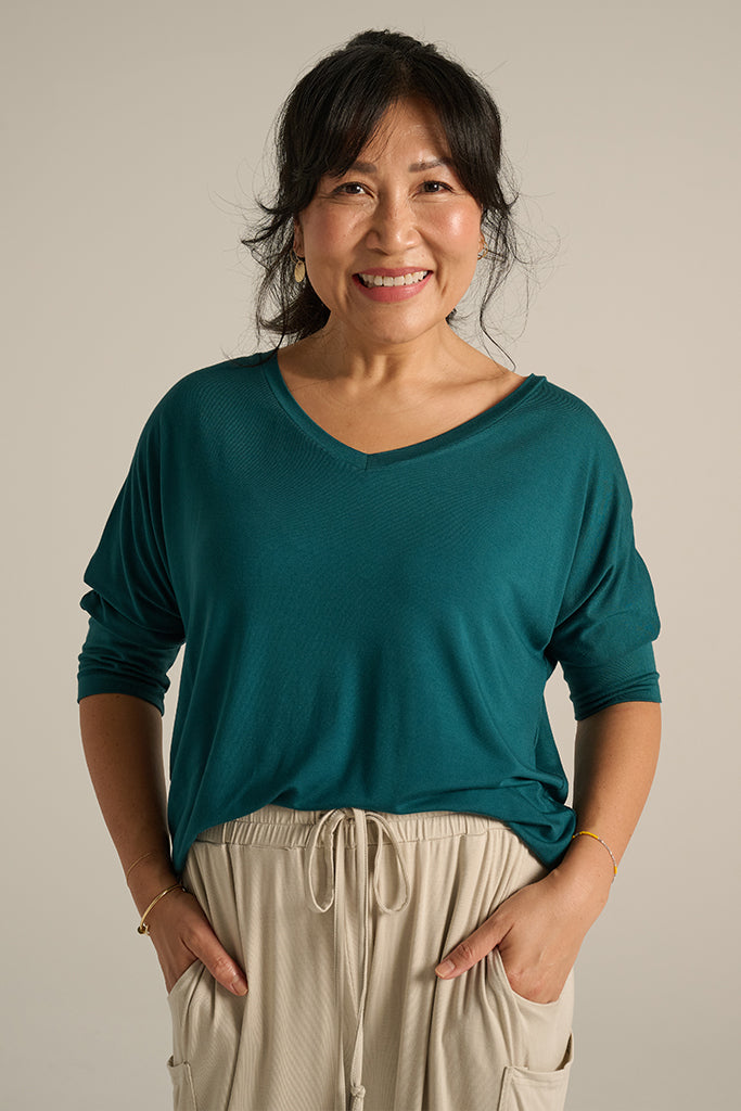 Dolman Sleeve Top - Pine