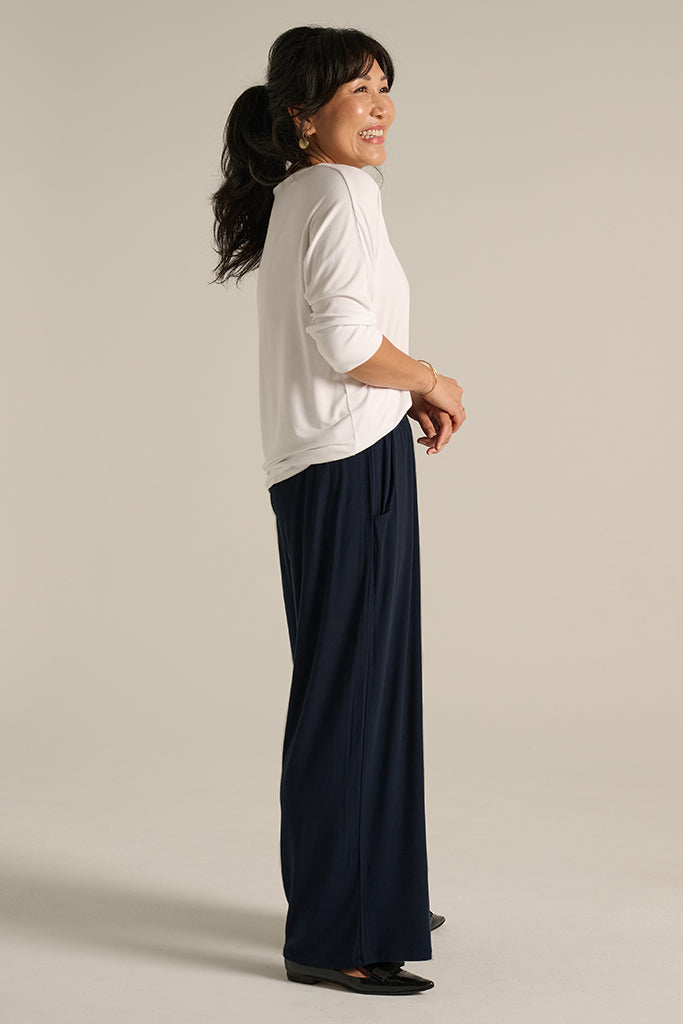 Dolman Sleeve Top - White