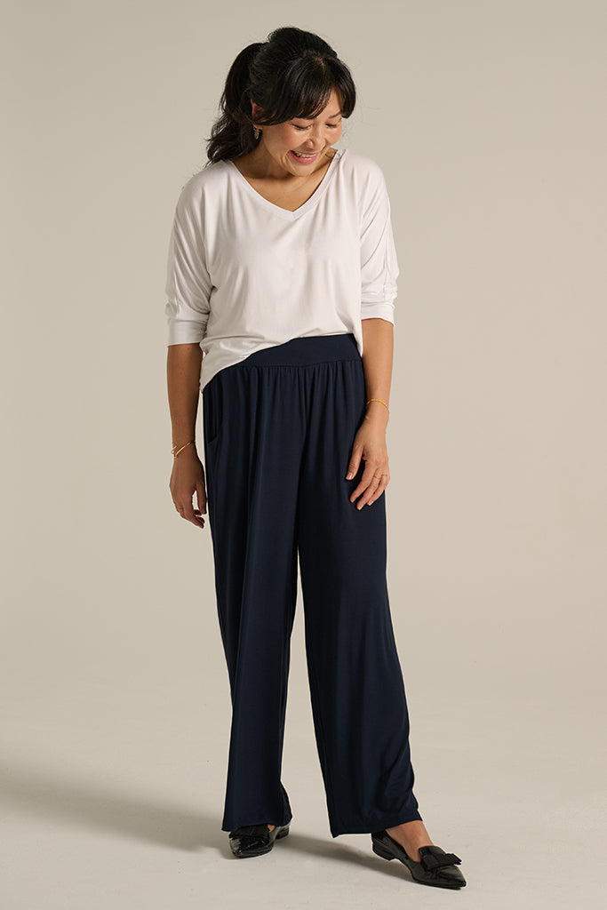 Dolman Sleeve Top - White