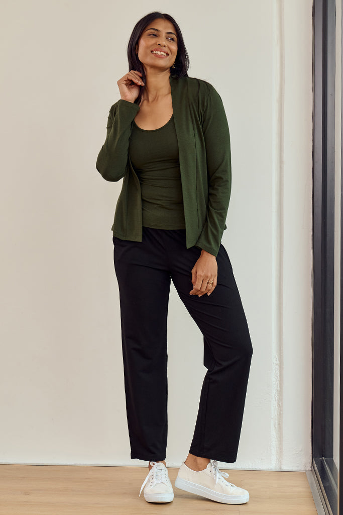 Everyday Cardi - Moss
