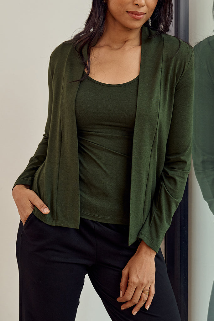 Everyday Cardi - Moss