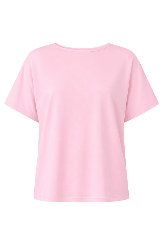 French Terry Pax Tee - Pink