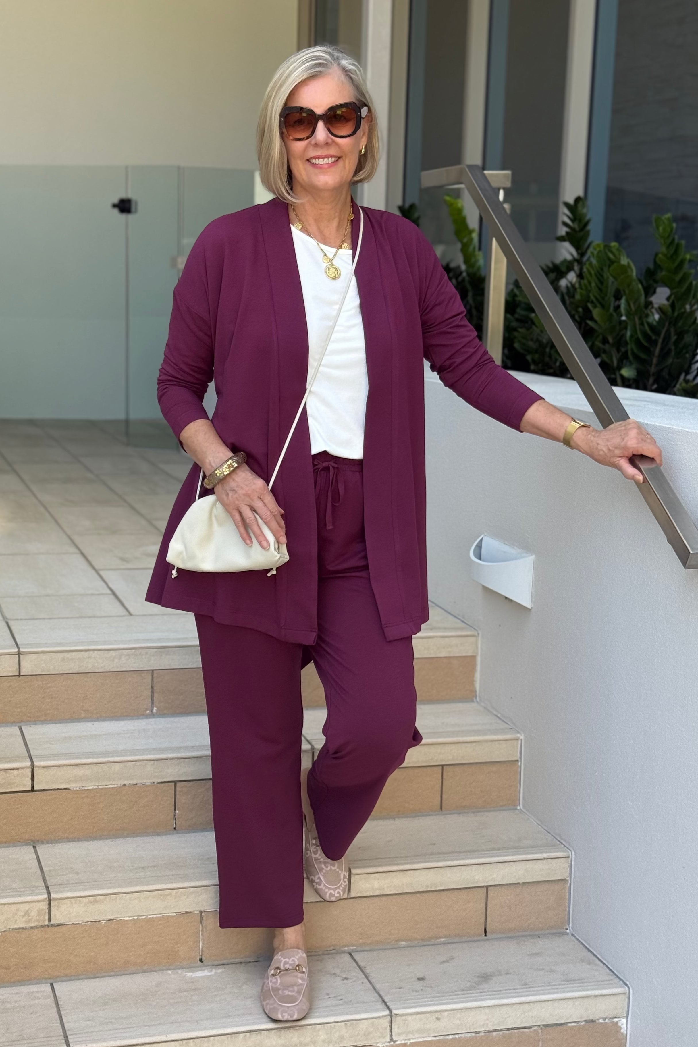 Milan Travel Set - Burgundy
