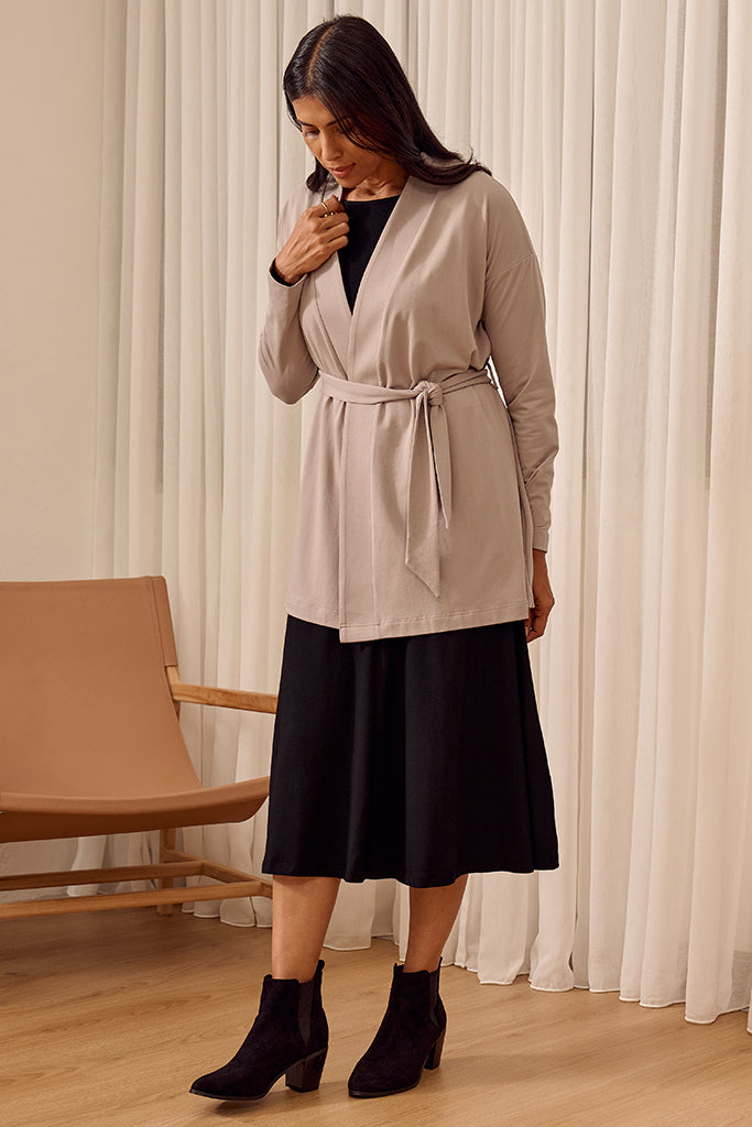 Jamie Cardigan - Taupe