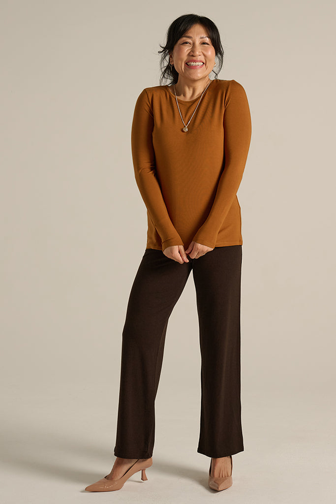 Essential Bamboo Pants - Chocolate