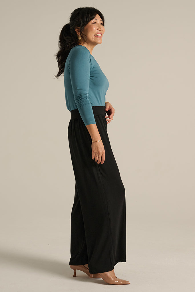 Long Sleeve Crew Neck - Ocean