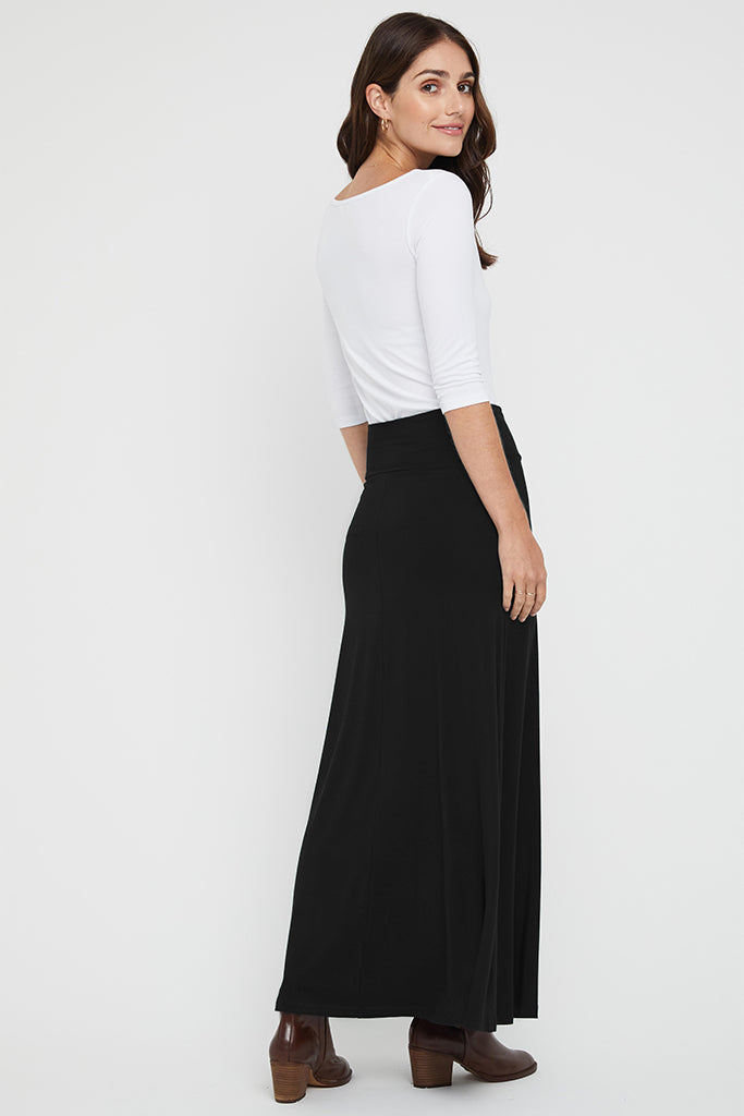 Lana Long Skirt - Vintage Black