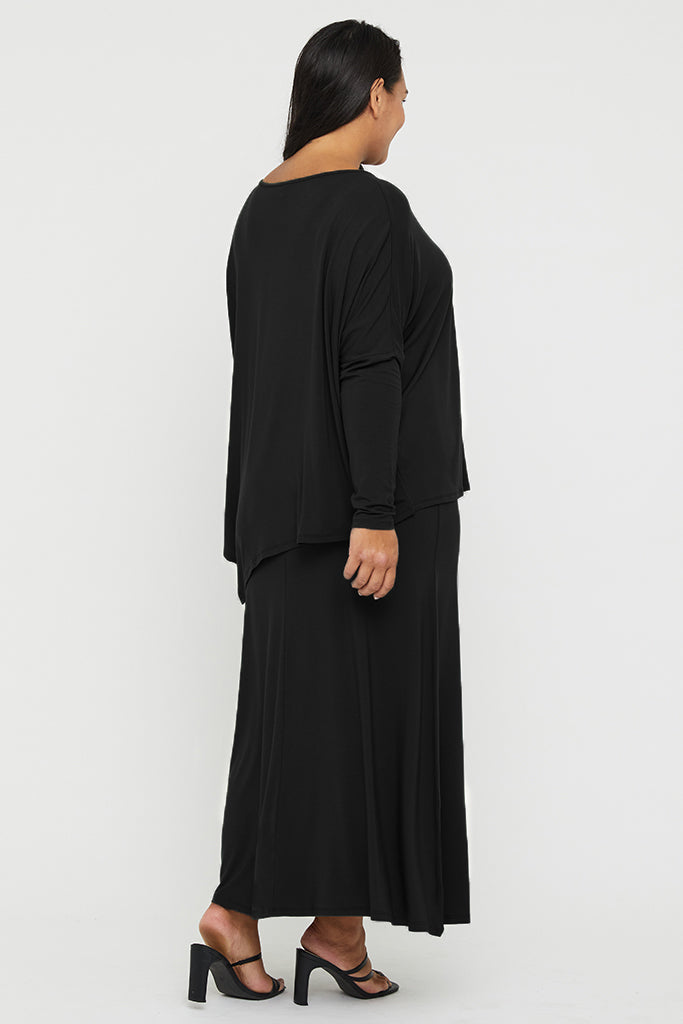 Lana Long Skirt - Vintage Black
