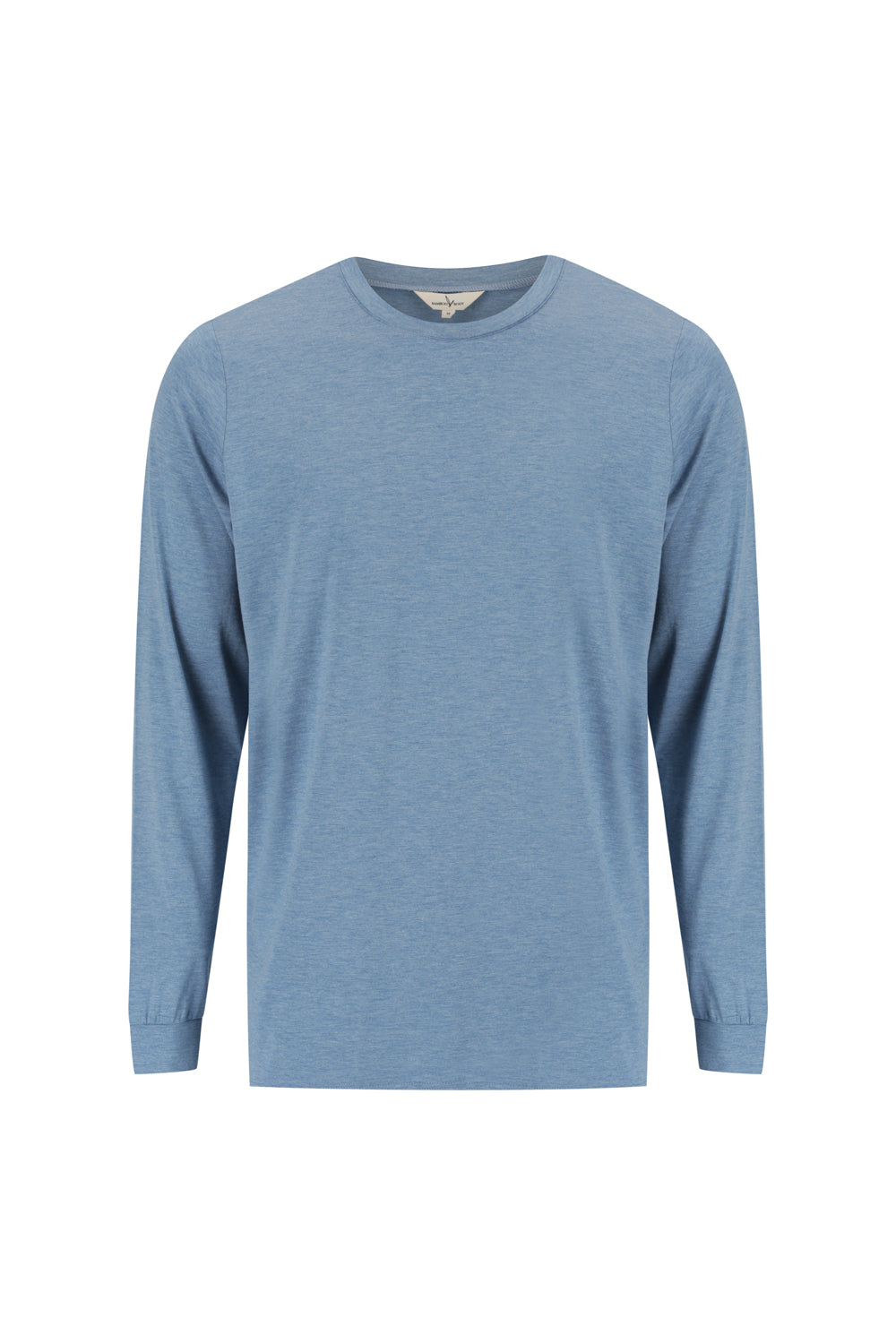 Men's Long Sleeve Crew Neck - Lake Blue