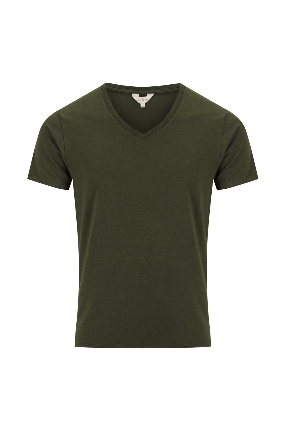 Men's V Neck Tee - Moss