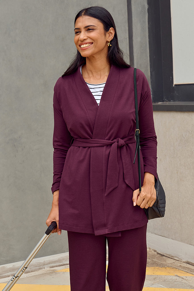 Milan Travel Set - Burgundy