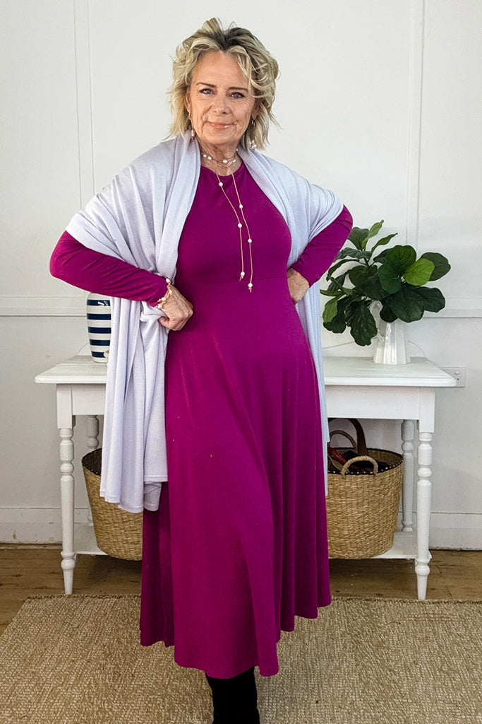 Olivia Dress - Berry