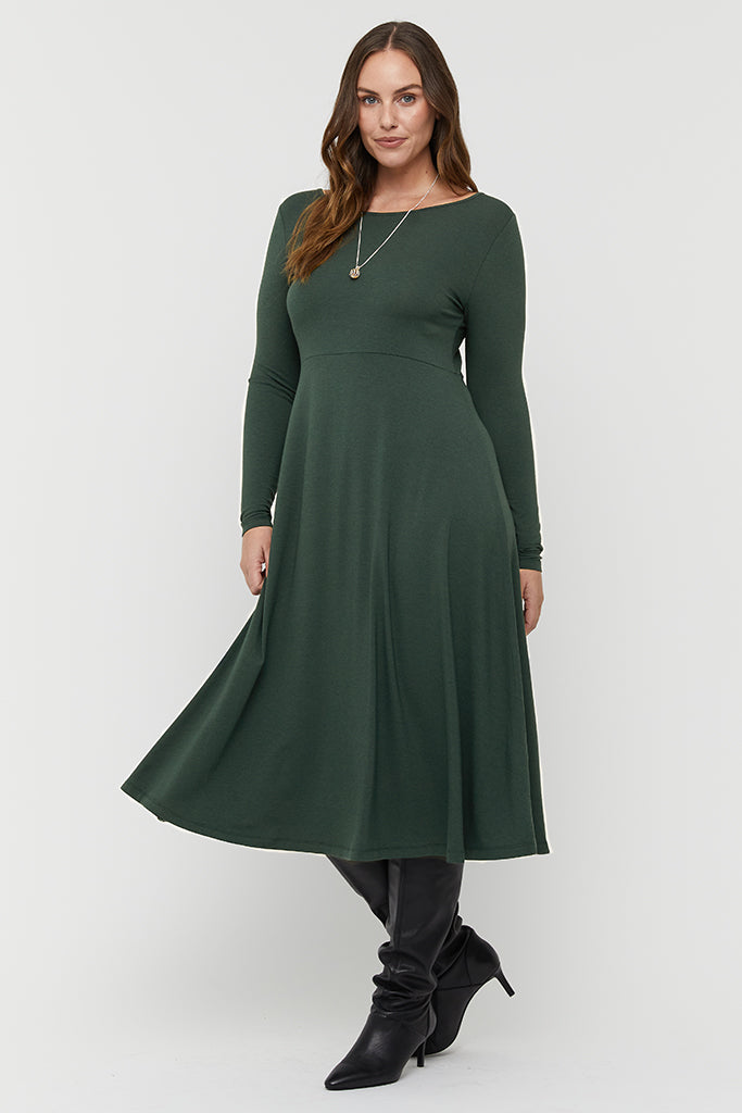 Versatile bamboo dress for work, weekends or casual occasions.