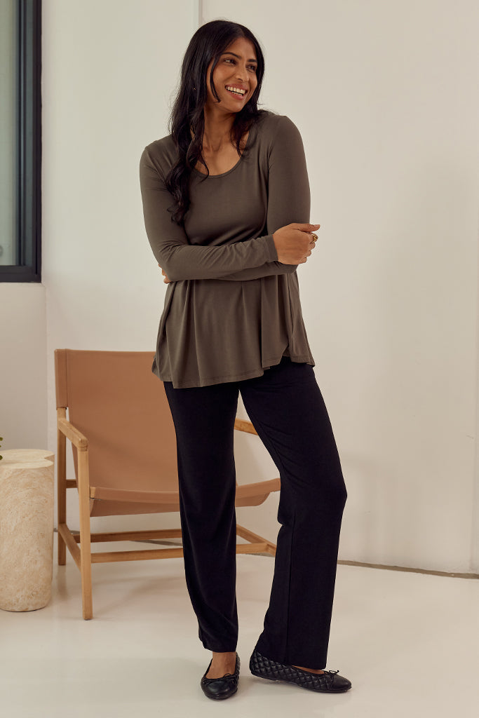 Essential Bamboo Pants - Black