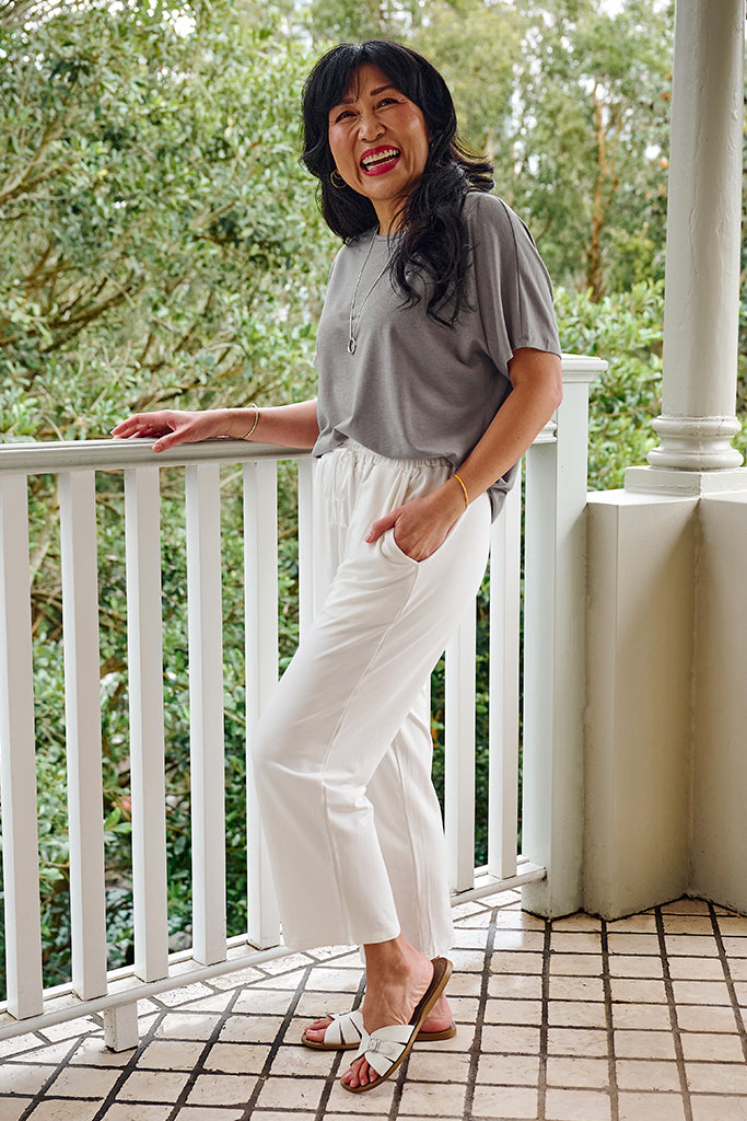 Bamboo Linen Pax Tee - Dustwood