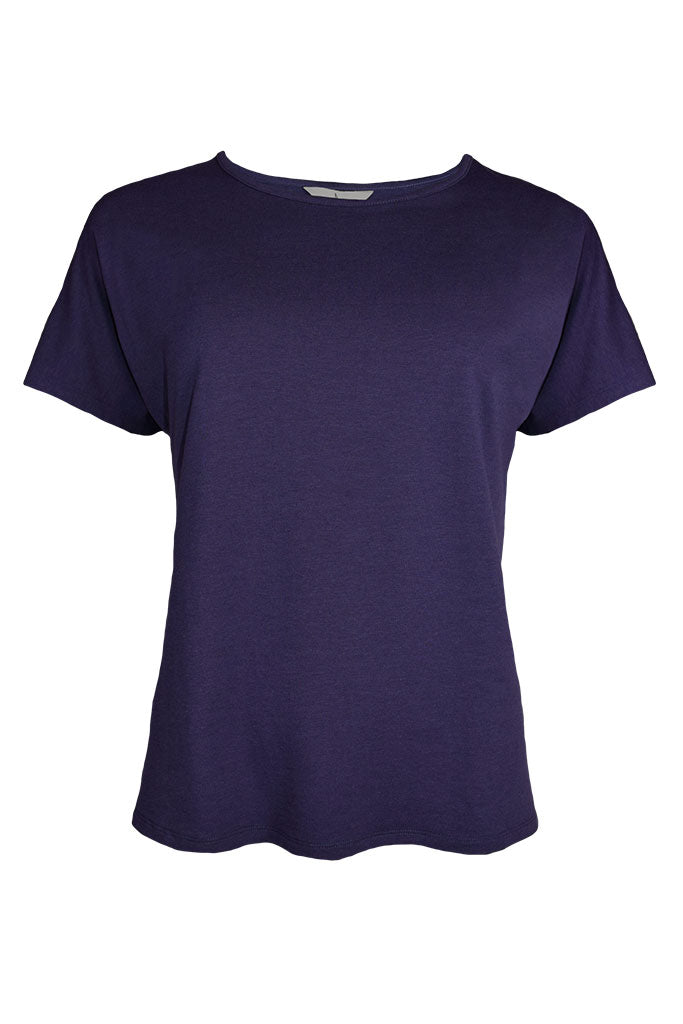 French Terry Pax Tee - Indigo