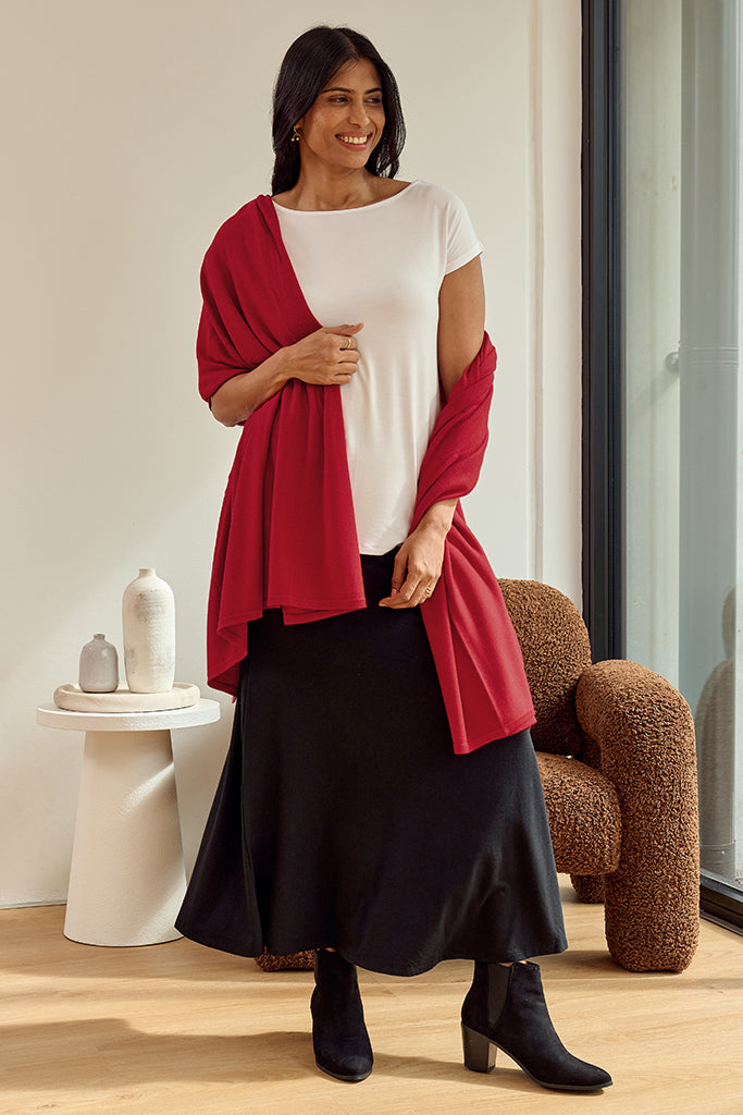 Lana Long Skirt - Black