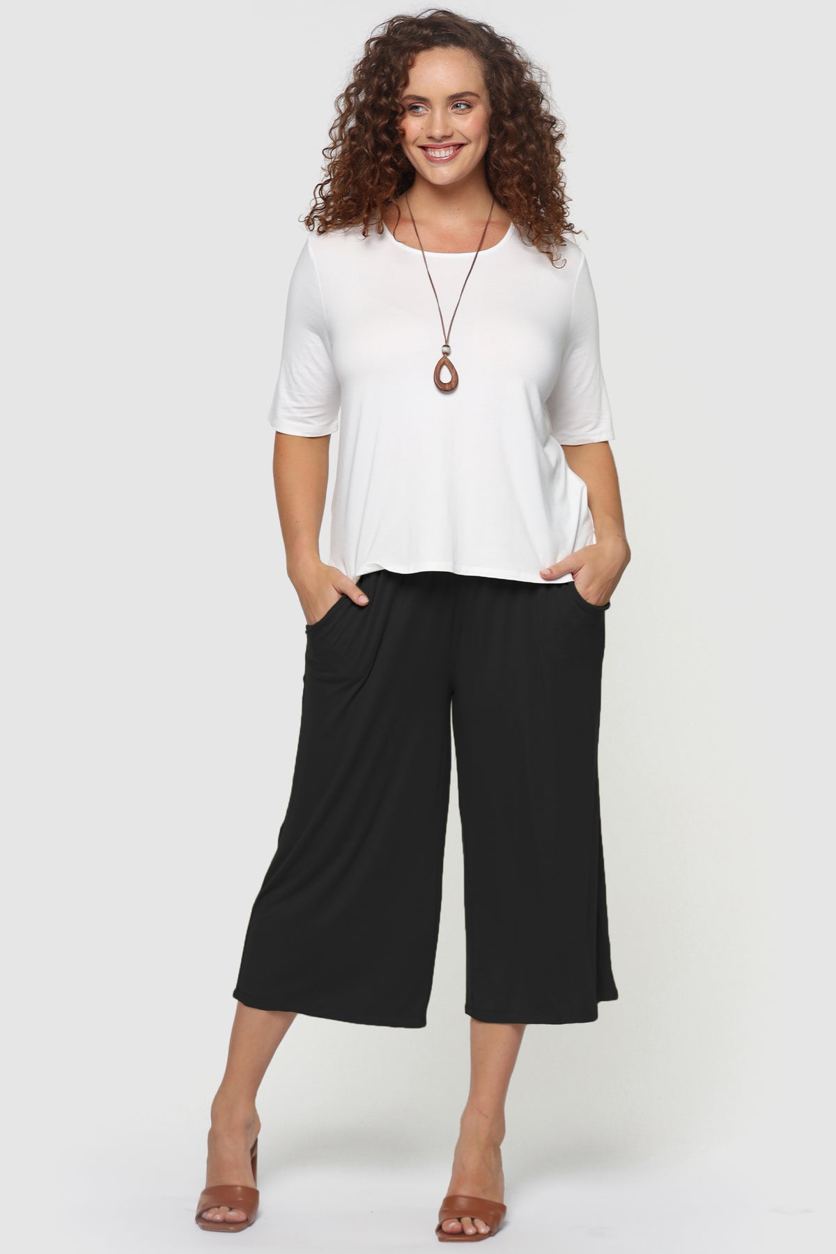 Pocket Culottes - Vintage Black
