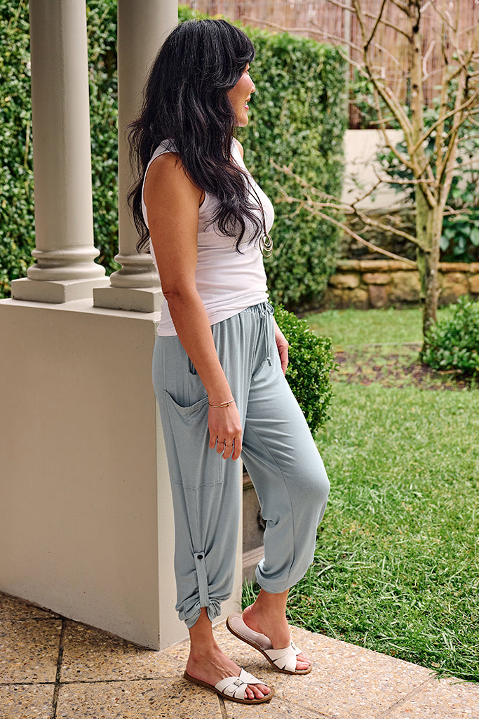 Pocket Pants - Steel Blue