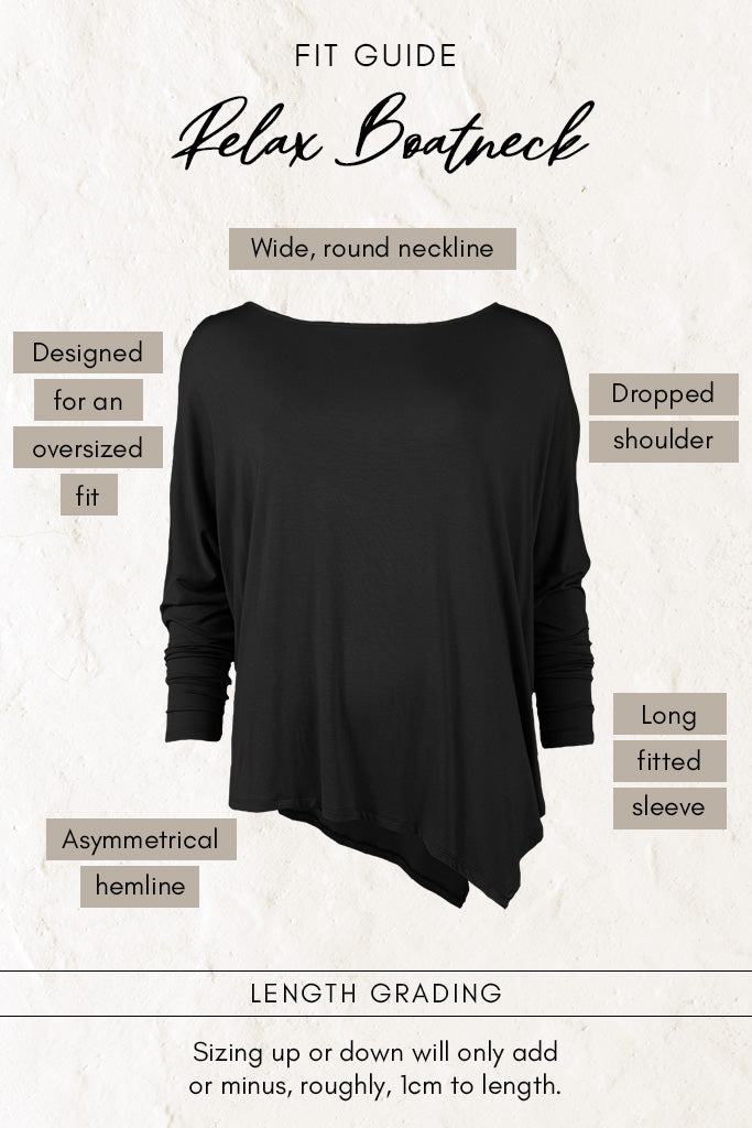 Relax Boatneck - Black