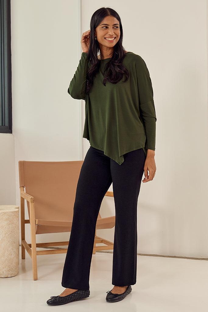 Relax Boatneck - Moss