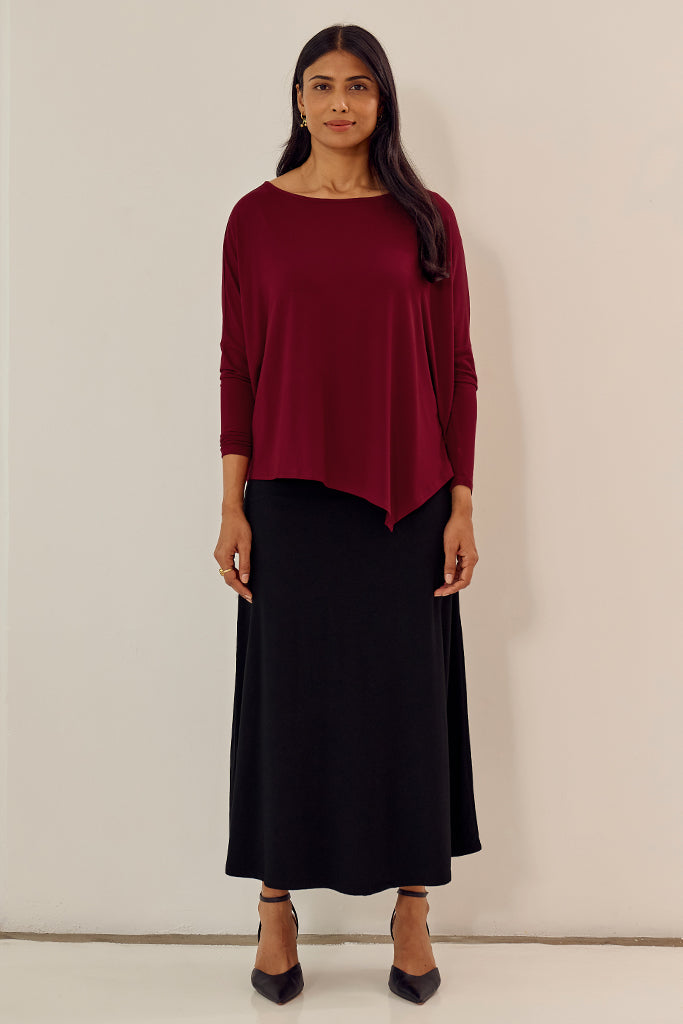 Relax Boatneck - Rich Red