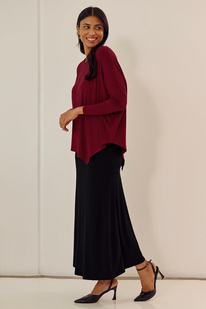 Relax Boatneck - Rich Red