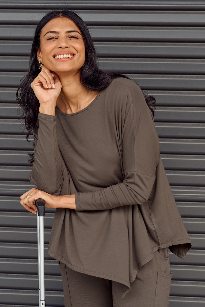 Relax Boatneck - Slate