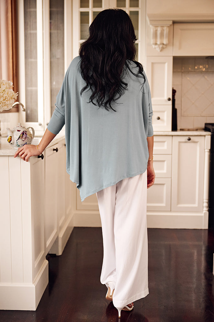 Relax Boatneck - Steel Blue