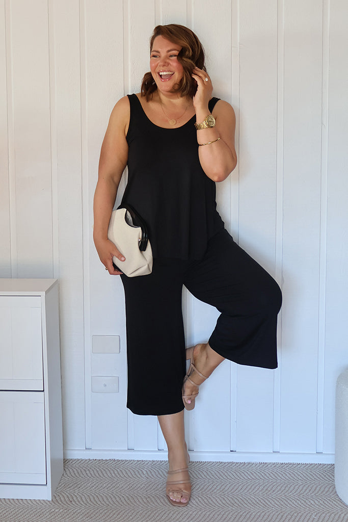 Bamboo Culottes - Black