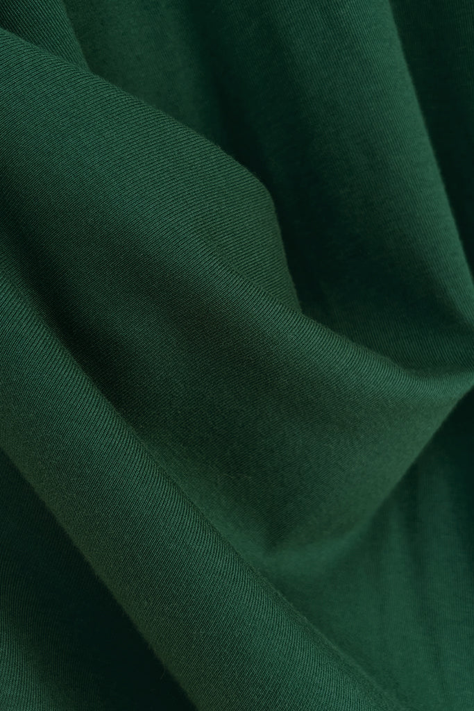 Ribbed Olivia Dress - Winter Green