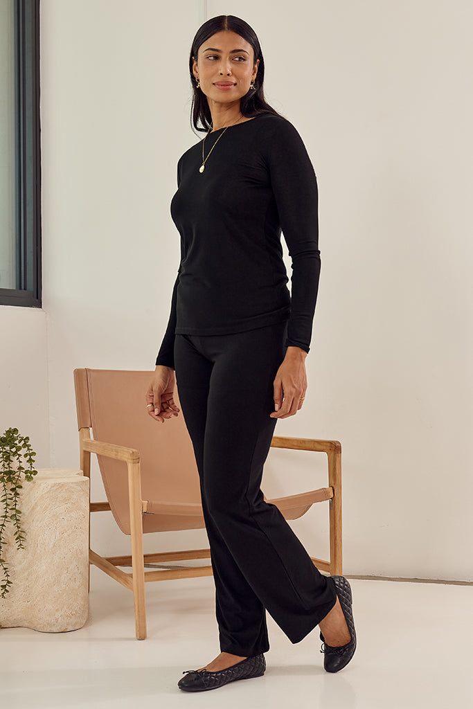 Essential Bamboo Pants - Black