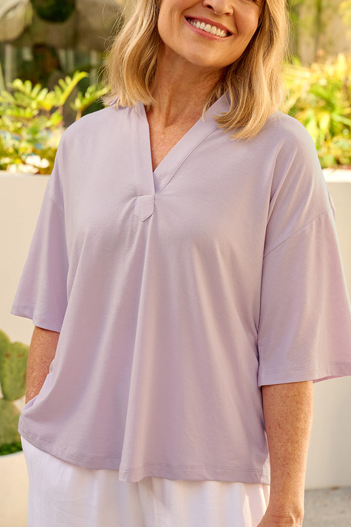 Seraphina Shirt - Pale Lilac
