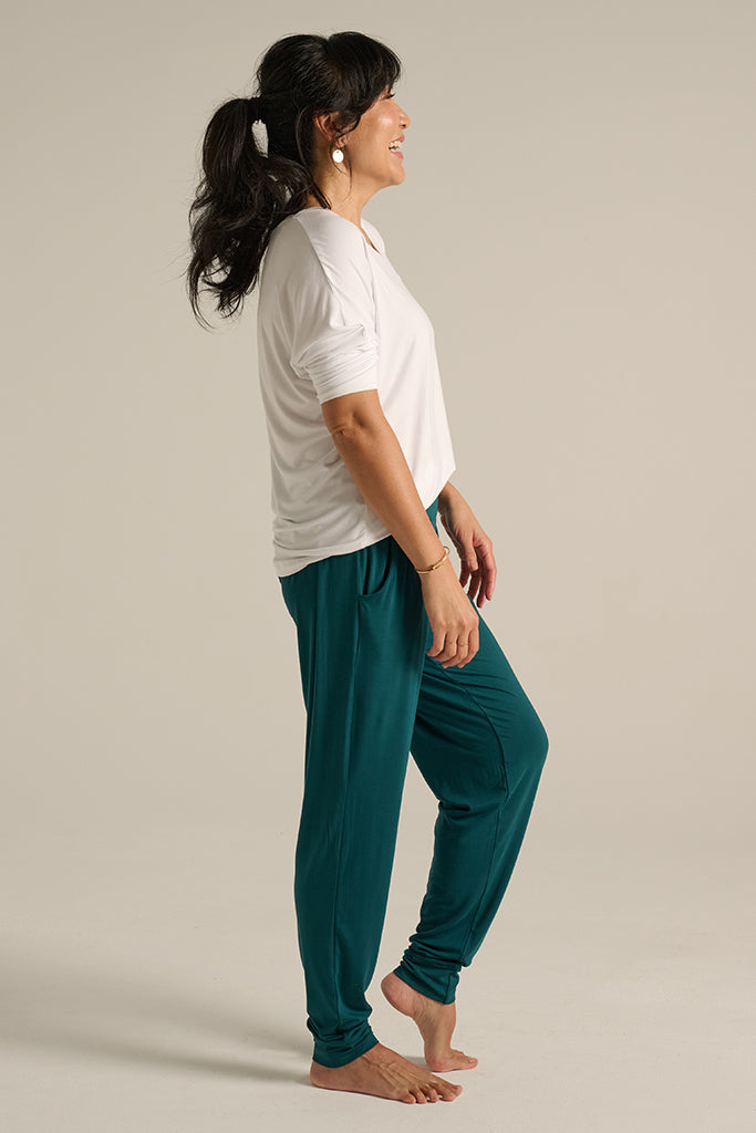 Softline Slouch Pants - Pine