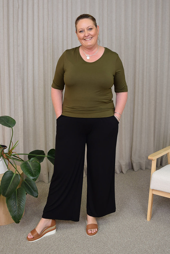 Sophie Top - Dark Olive