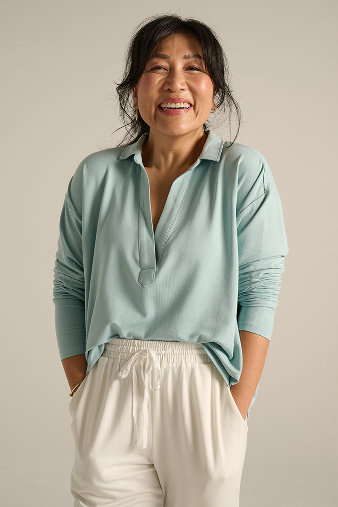 Stevie Top - Aquamarine