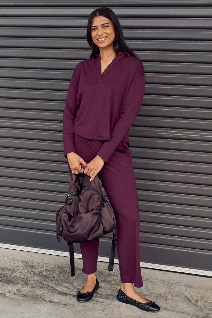 Stevie Top - Burgundy