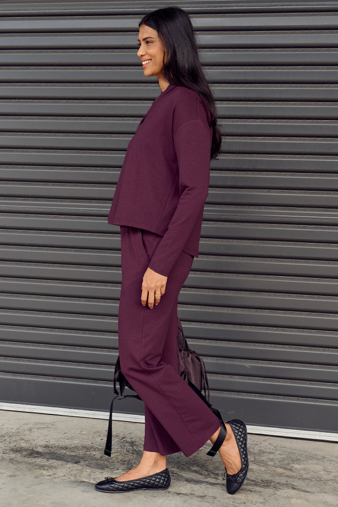 Stevie Top - Burgundy