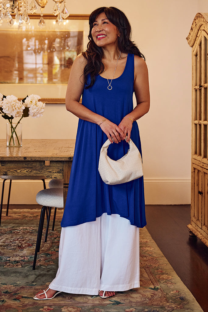 Swing Dress - Cobalt