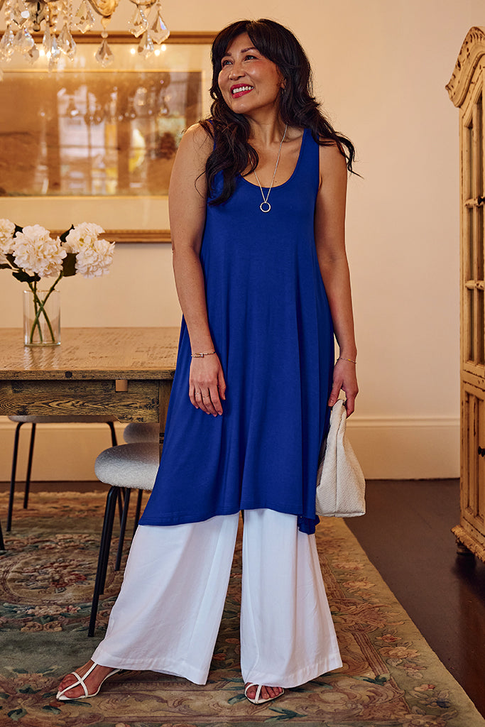 Swing Dress - Cobalt